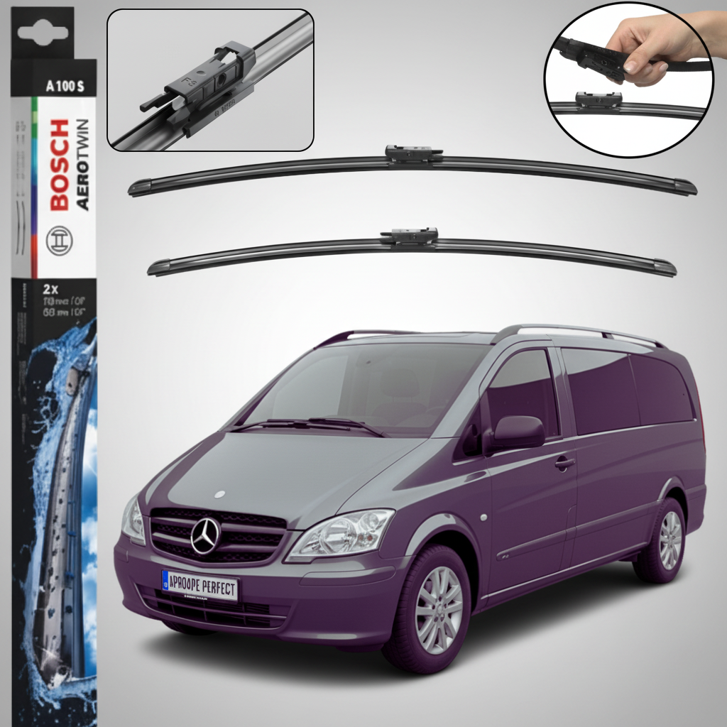 Set Ștergătoare Bosch Aerotwin A100S pentru Mercedes Vito Bus Extralang (W639)