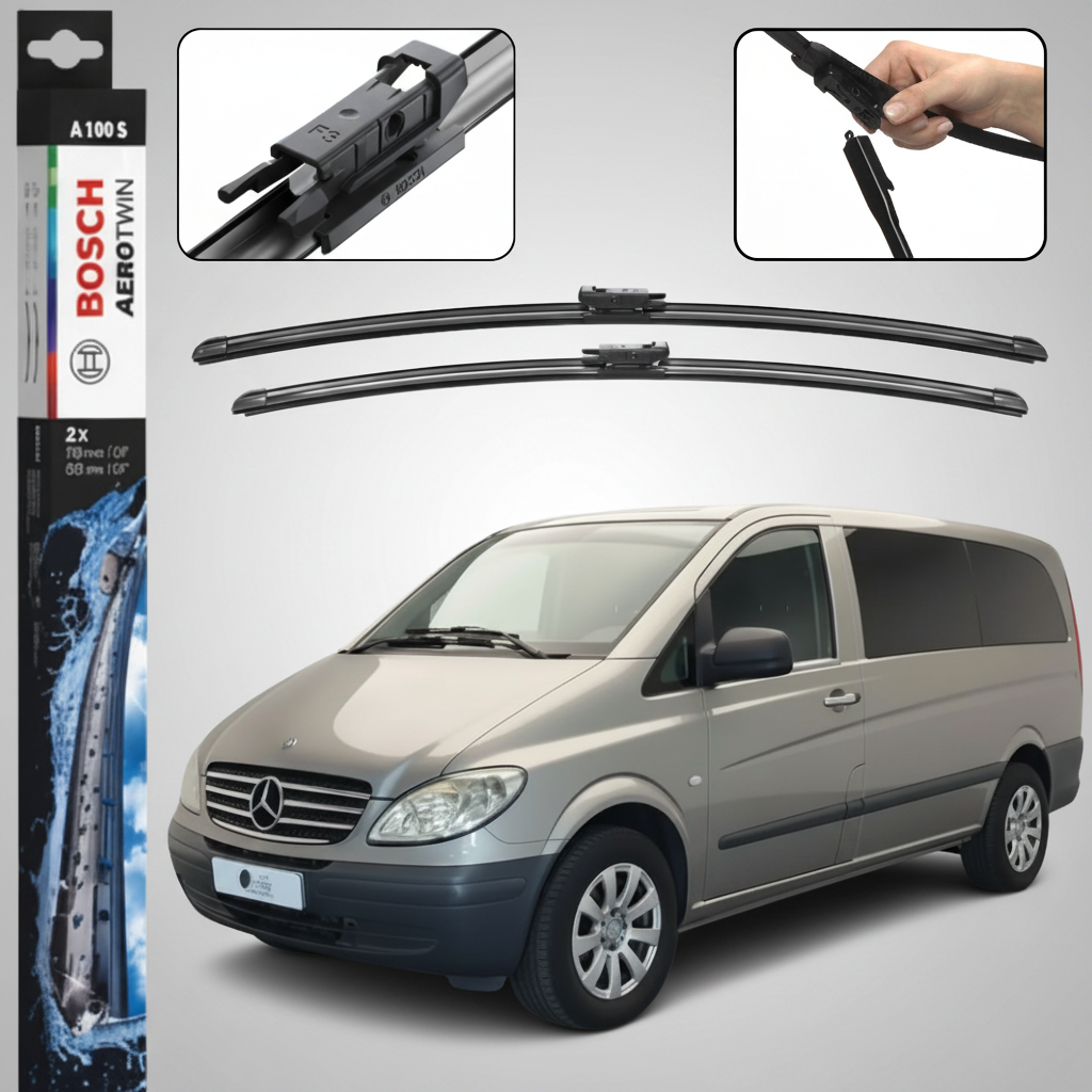 Set Ștergătoare Bosch Aerotwin A100S pentru Mercedes Vito Bus Lang (W639)