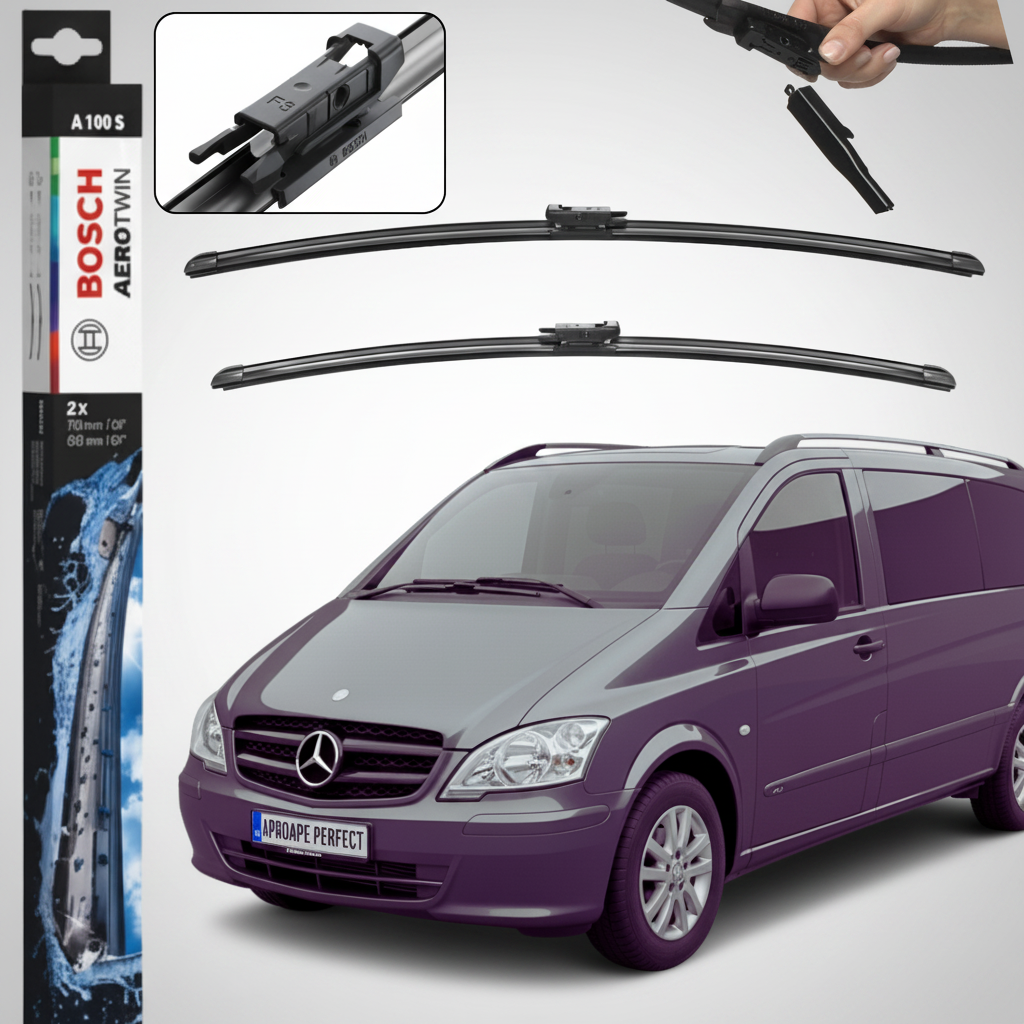Set Ștergătoare Bosch Aerotwin A100S pentru Mercedes Vito Bus Lang (W639)