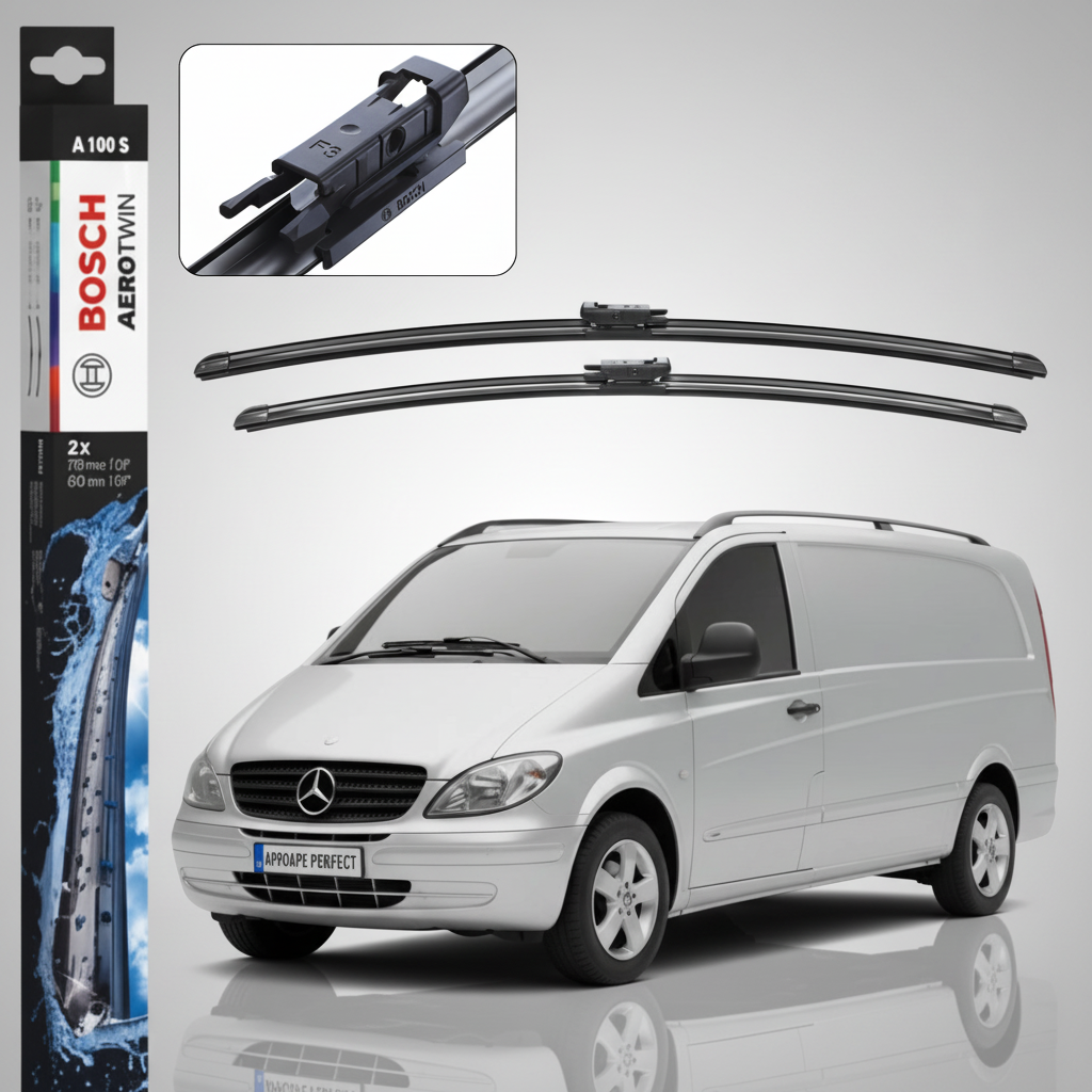 Set Ștergătoare Bosch Aerotwin A100S pentru Mercedes Vito Extralang (W639)