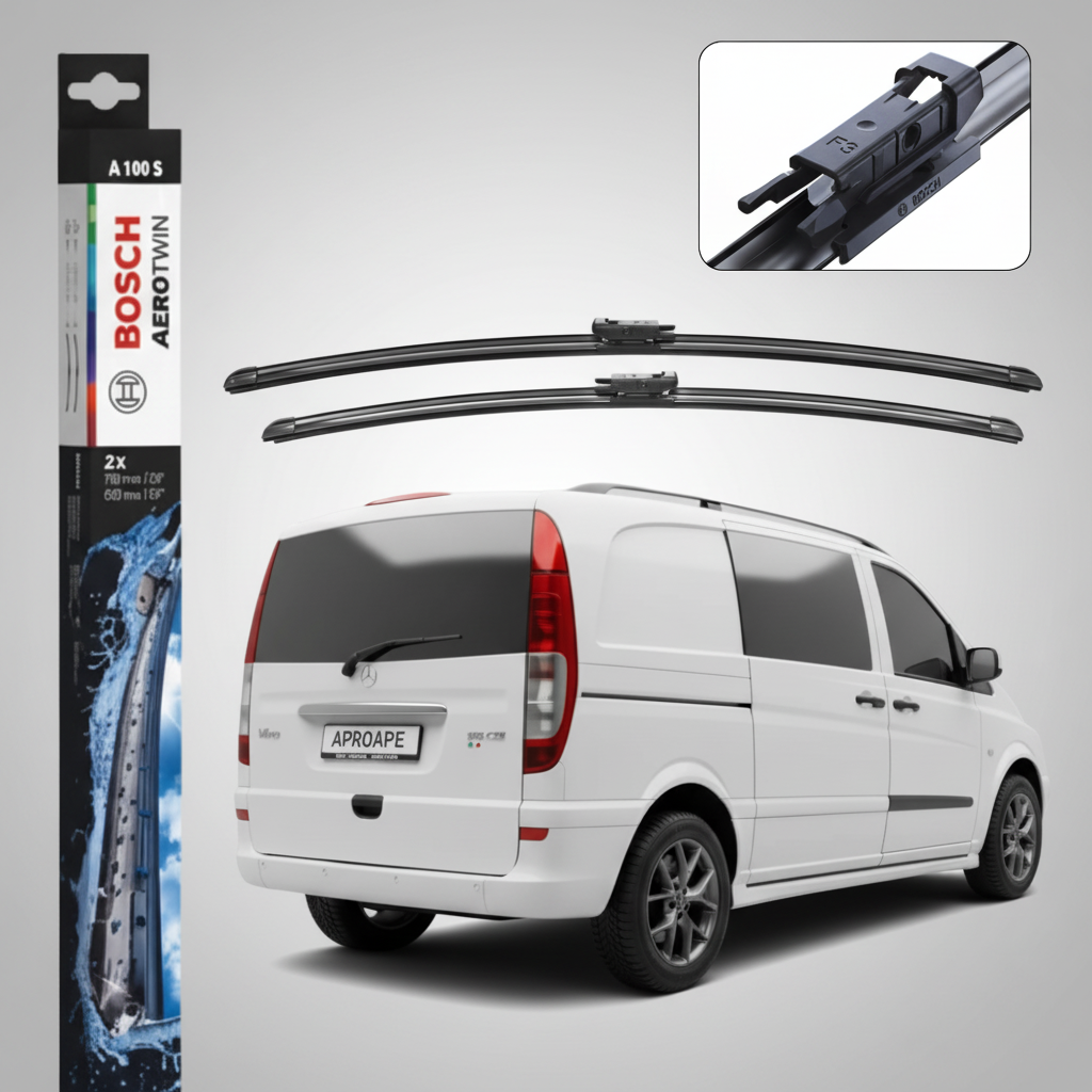 Set Ștergătoare Bosch Aerotwin A100S pentru Mercedes Vito Mixto Kompakt (W639)