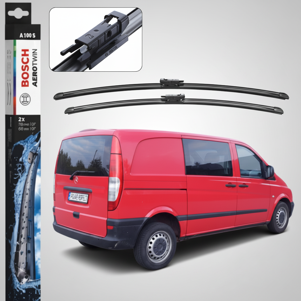 Set Ștergătoare Bosch Aerotwin A100S pentru Mercedes Vito Mixto Kompakt (W639)