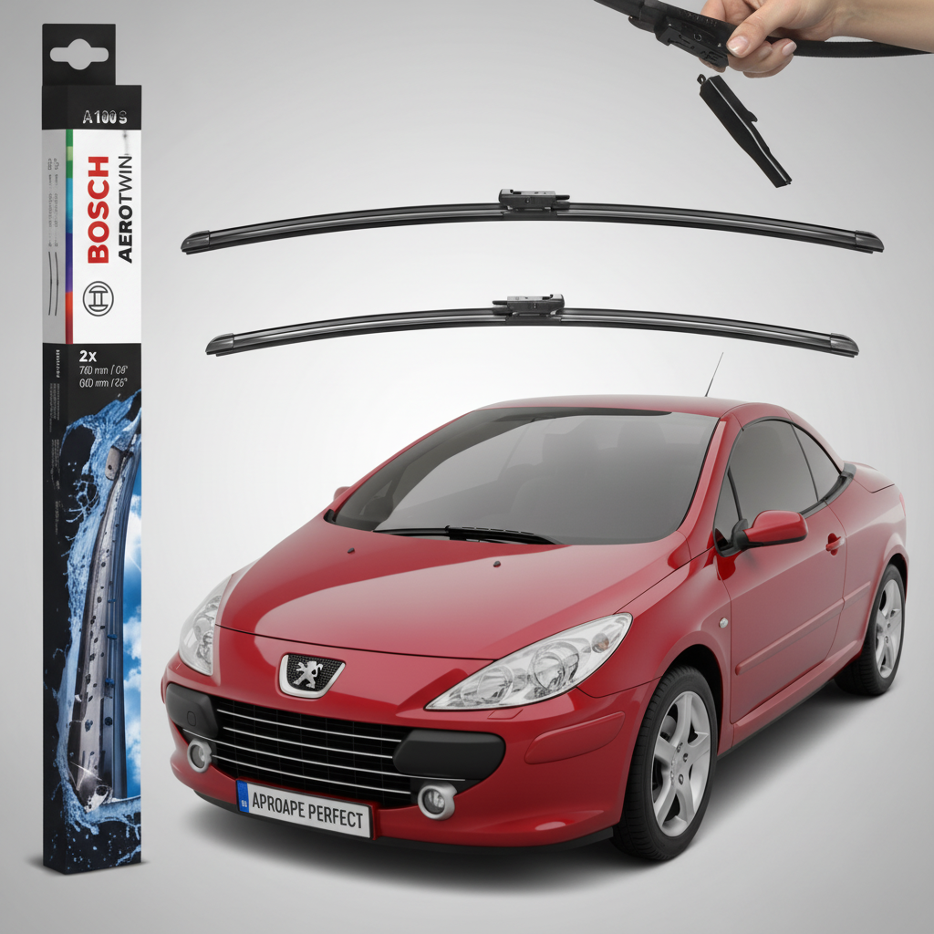Set Ștergătoare Bosch Aerotwin A100S pentru Peugeot 307 CC / Cabrio Facelift (3B)