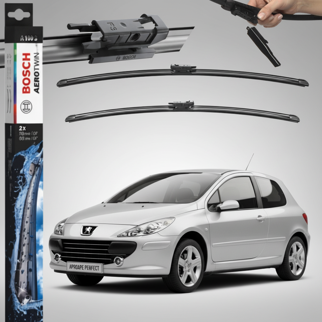 Set Ștergătoare Bosch Aerotwin A100S pentru Peugeot 307 Hatchback Facelift (3A/C)