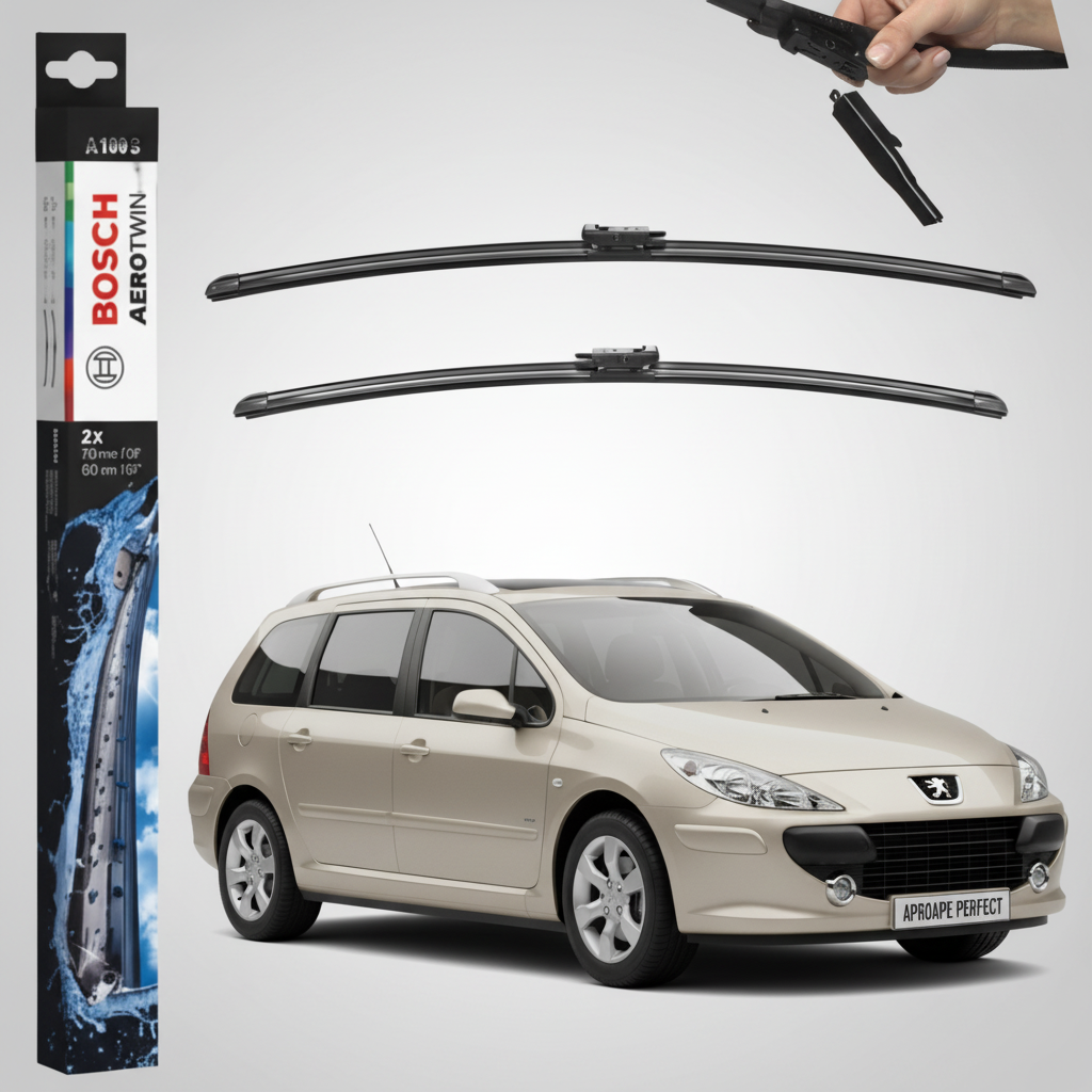 Set Ștergătoare Bosch Aerotwin A100S pentru Peugeot 307 Break / SW Facelift