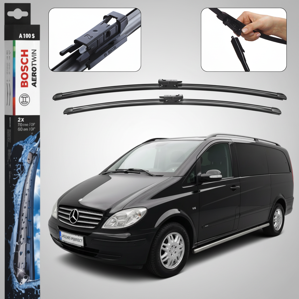 Set Ștergătoare Bosch Aerotwin A100S pentru Mercedes Viano Lang (W639)