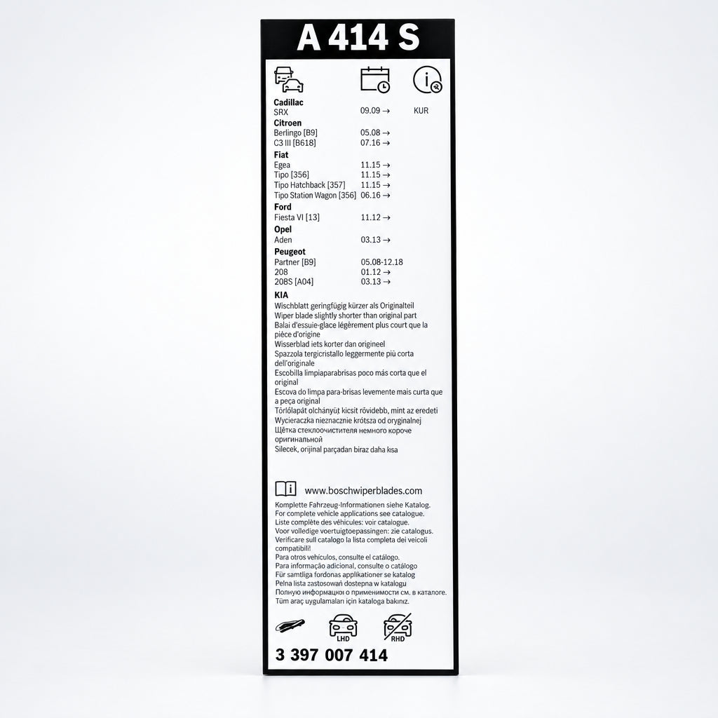 Eticheta produs BOSCH A414S