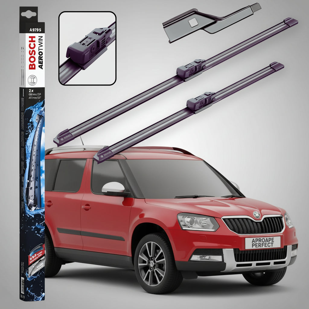 Set Dedicat Ștergătoare față pentru Skoda Yeti 2009-2017 | Bosch Aerotwin A979S