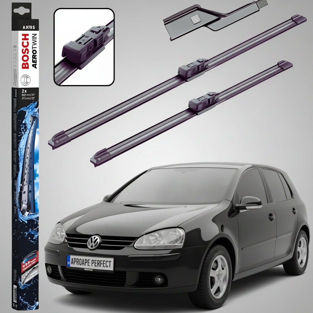Set Dedicat Ștergătoare față pentru VW Golf V 2003-2009 | Bosch Aerotwin A979S