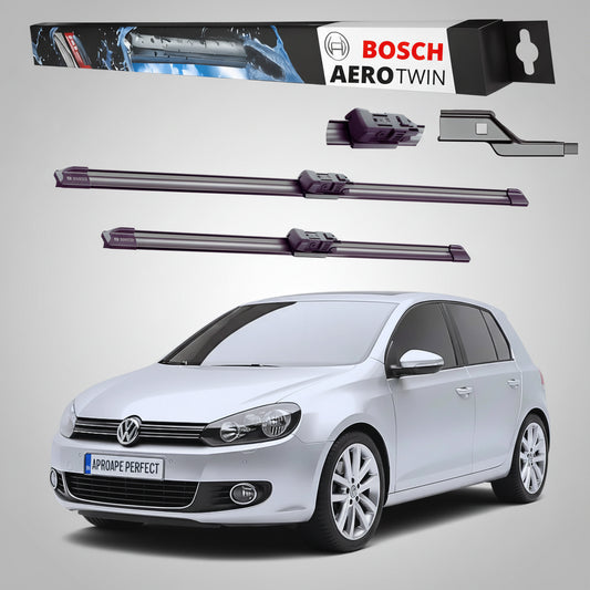 Set Dedicat Ștergătoare față pentru VW Golf VI 2008-2013 | Bosch Aerotwin A979S