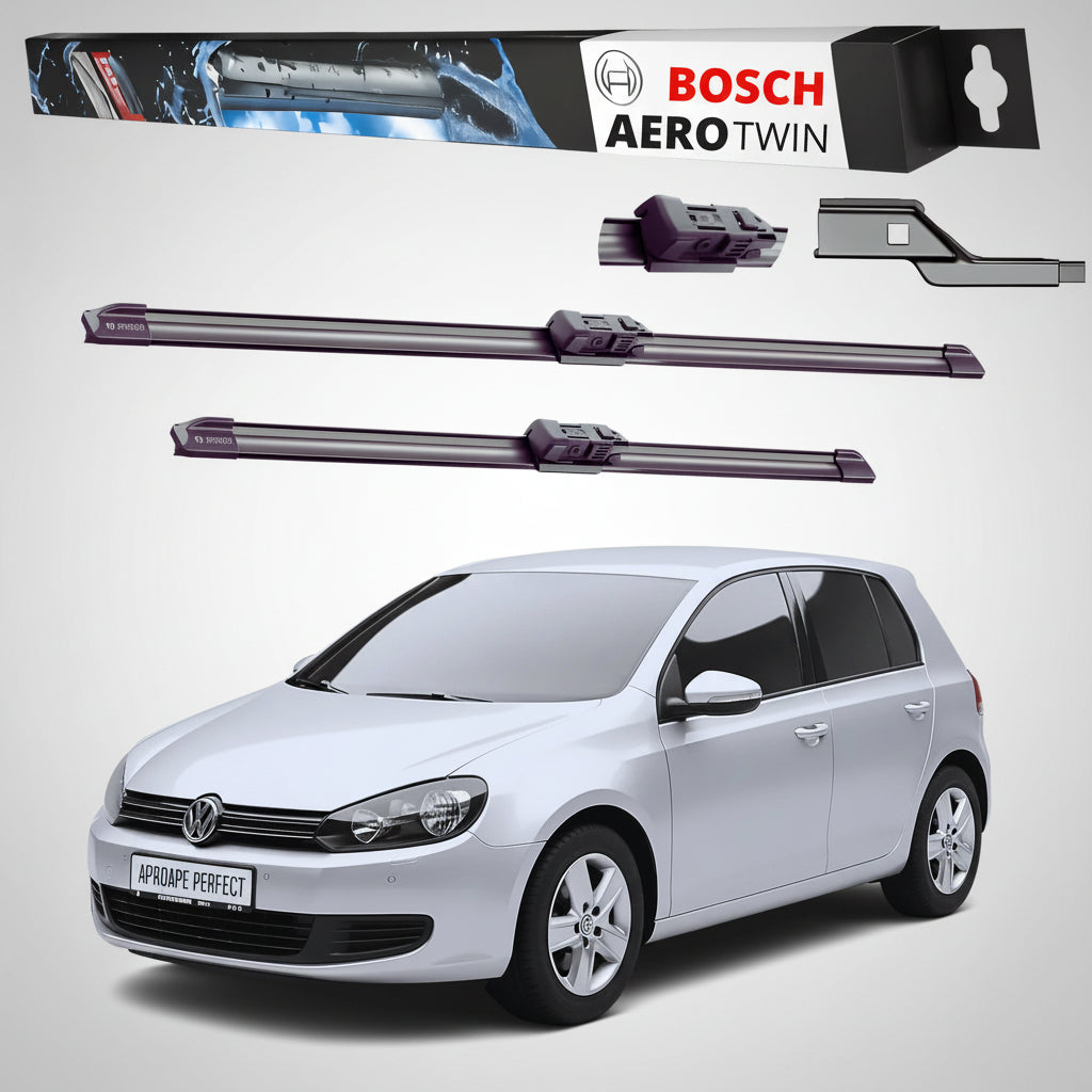 Set Dedicat Ștergătoare față pentru VW Golf VI Van 2008-2012 Bosch Aerotwin A979S