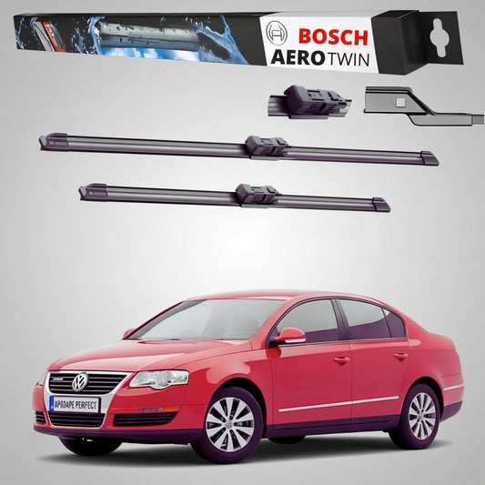 Set Dedicat Ștergătoare față pentru VW Passat B6 Sedan (3C2) 2005-2010 | Bosch Aerotwin A979S