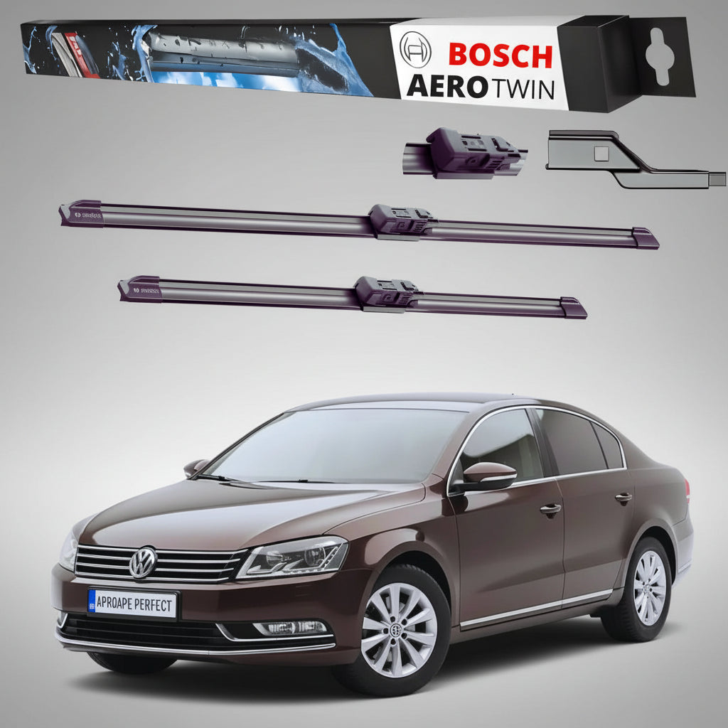 Set Dedicat Ștergătoare față pentru VW Passat B7 Sedan (362) 2010-2014 | Bosch Aerotwin A979S