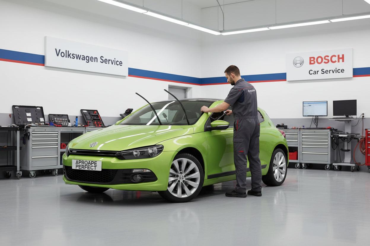 Schimbare Set Dedicat Ștergătoare față pentru VW Scirocco Van (137) fabricat între 2008 și 2014, Bosch Aerotwin A979S