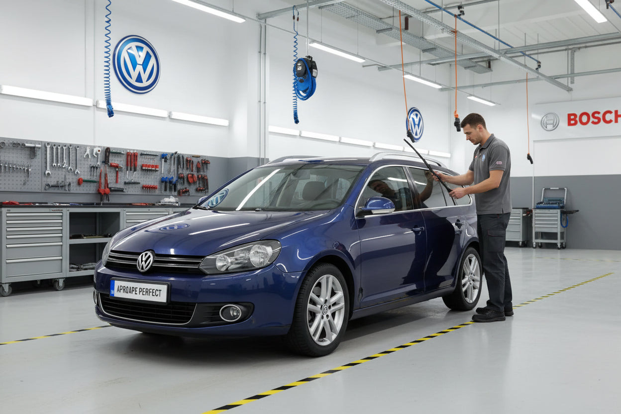 Schimbare Ștergătoare față la VW Golf Van VI Variant 2009-2014 cu Bosch Aerotwin A979S
