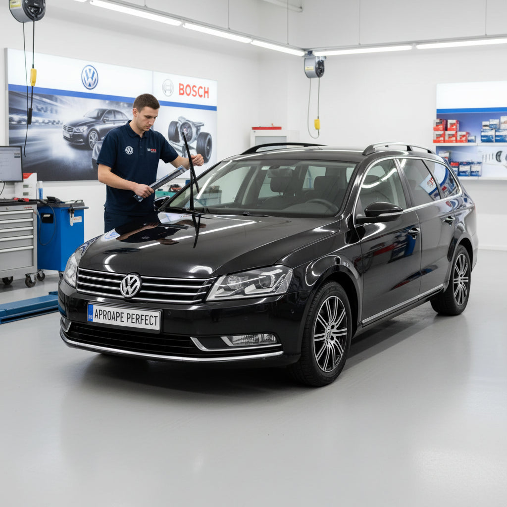 Schimbare Ștergătoare față la VW Passat B7 Variant (365) fabricat între 2010 și 2015. Bosch Aerotwin A979S