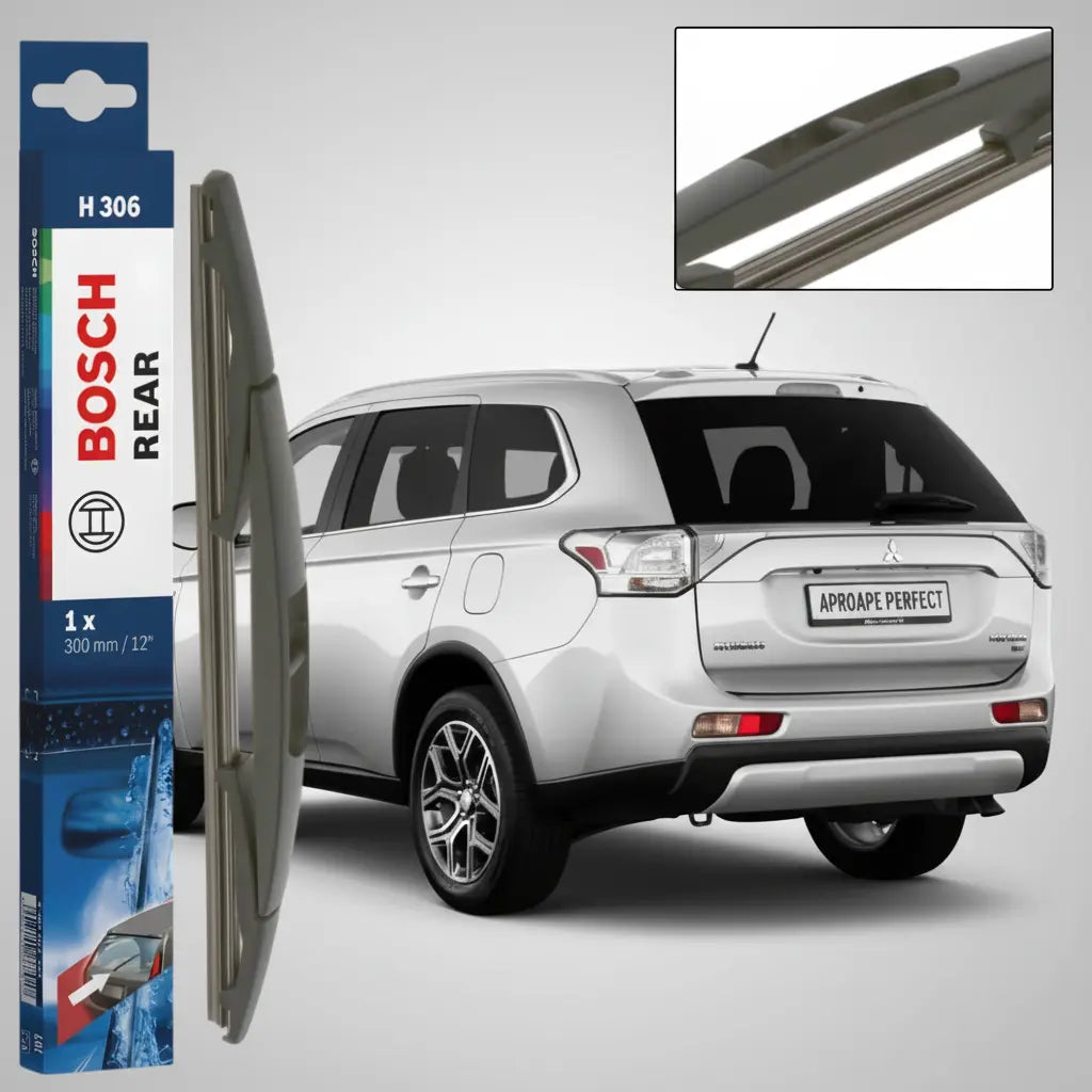 Schimbare Ștergător Lunetă Bosch Rear H306 (Twin) la Mitsubishi Outlander III Van [GF_W / GG_W]