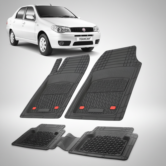 Covorase auto tip tavita pentru Fiat Albea Facelift Sedan 178 Compatibile 2006-2012 | cauciuc antiderapant, usor de curatat