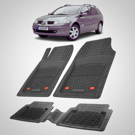Covorase Auto TeamCar® Tip Tavita Compatibile Renault Megane II Combi (2002-2005) Negru