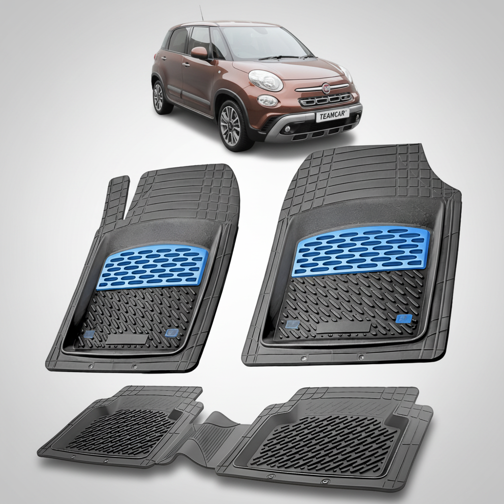 Covorase auto pentru Covorase Fiat 500L Cross Facelift  - cauciuc antiderapant, usor de curatat