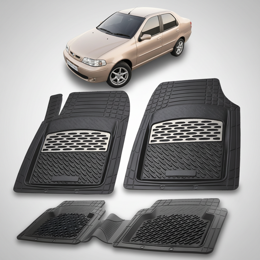 Covorase auto tip tavita dedicate pentru Fiat Albea Sedan 178 Compatibile 2002-2006 | cauciuc antiderapant, usor de curatat