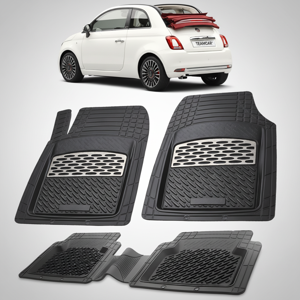 Covorase auto tip tavita pentru Covorase Fiat 500C (Cabrio) Facelift 2015-2024 