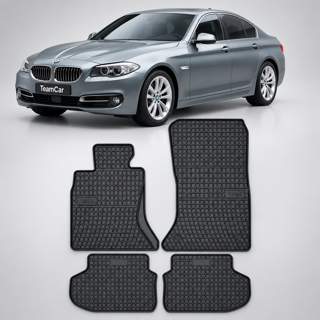 Covorașe cauciuc BMW Seria 5 F10 Sedan (2009–2016) | FROGUM BASIC, 4 buc
