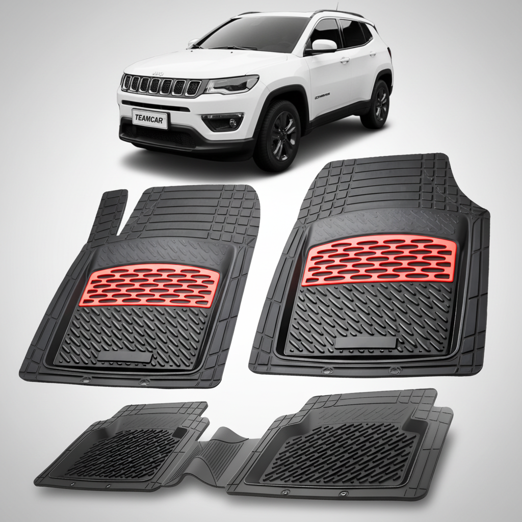 Covorase auto pentru Jeep Compass MP | cauciuc antiderapant, usor de curatat