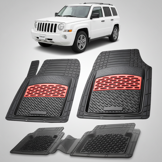 Covorase auto pentru Jeep Patriot MK Compatibile 2007-2017 - cauciuc antiderapant, usor de curatat