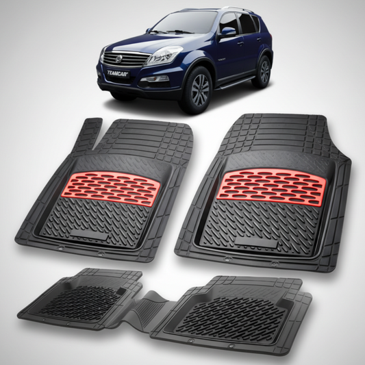 Set de covorase din cauciuc pentru SsangYong Rexton W.