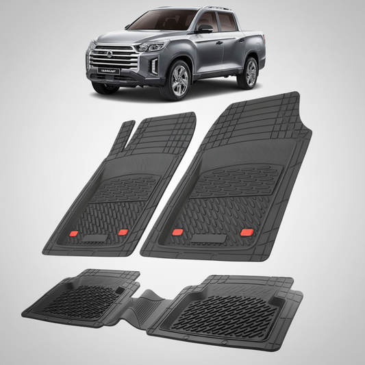 Set de covorase dn cauciuc pentru ssangyong musso grand