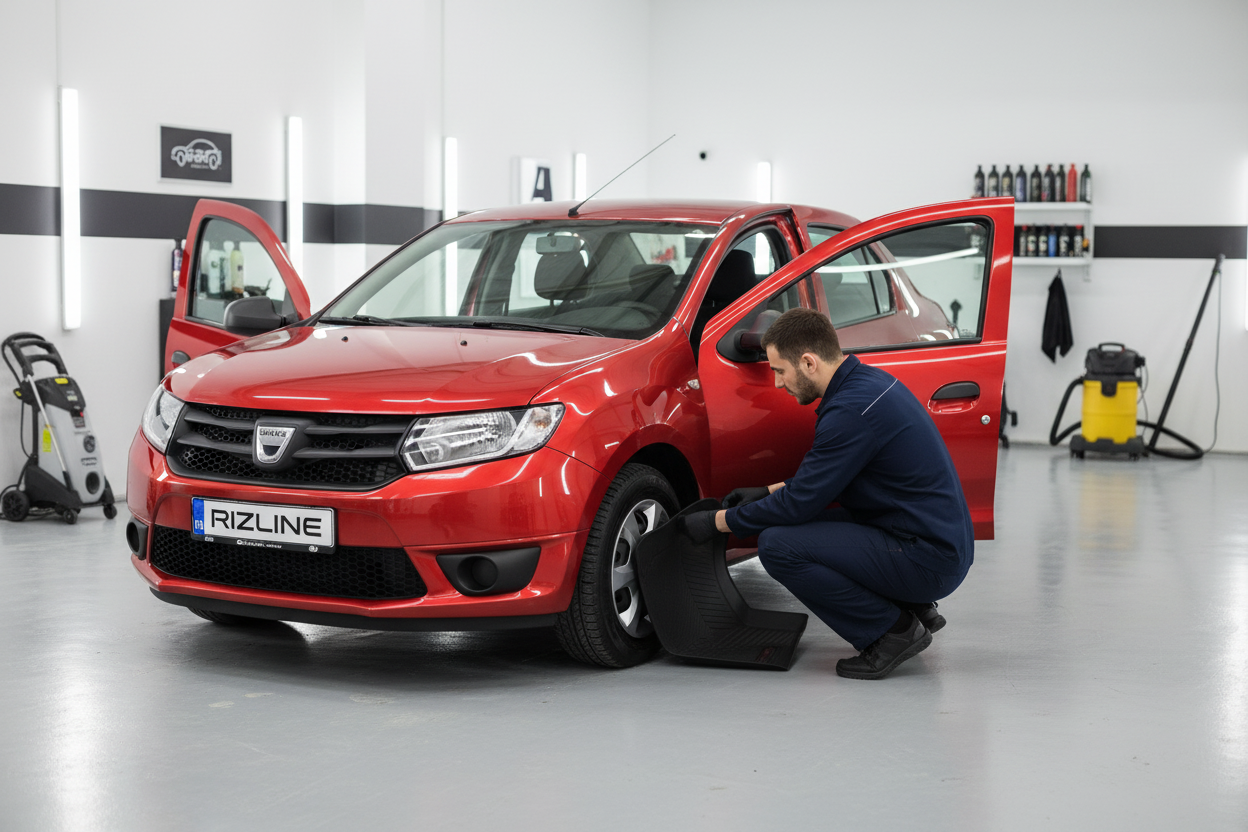 Schimbare covorașe la Dacia Logan 2.