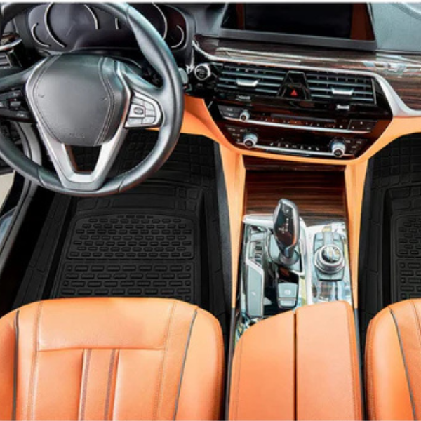 Covorase auto tip tavita  cauciuc antiderapant, usor de curatat