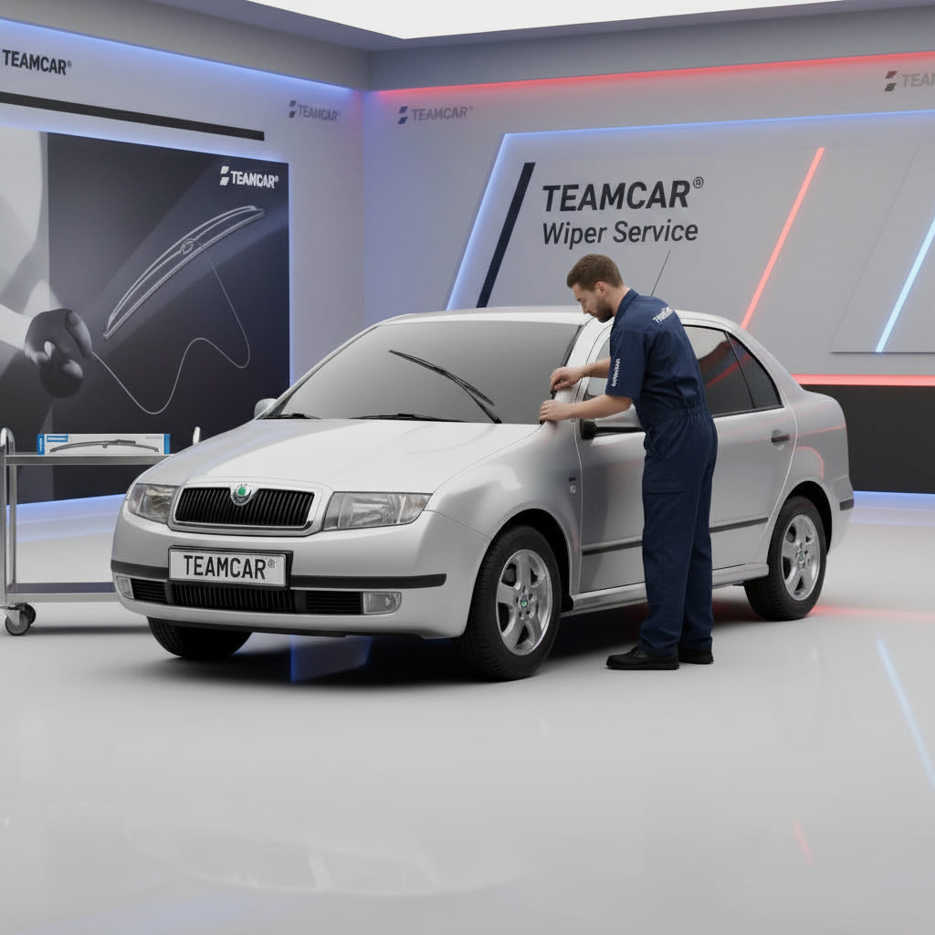 Cum se schimbă ștergătoarele la Skoda Fabia I 6Y3 1999-2007