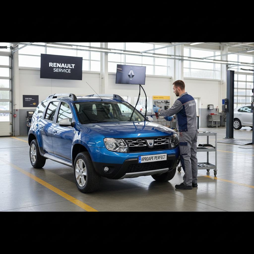 SCHIMBARE ȘTERGĂTOARE ORIGINALE CU COD 288906601R LA DACIA DUSTER 1 FACEIFT