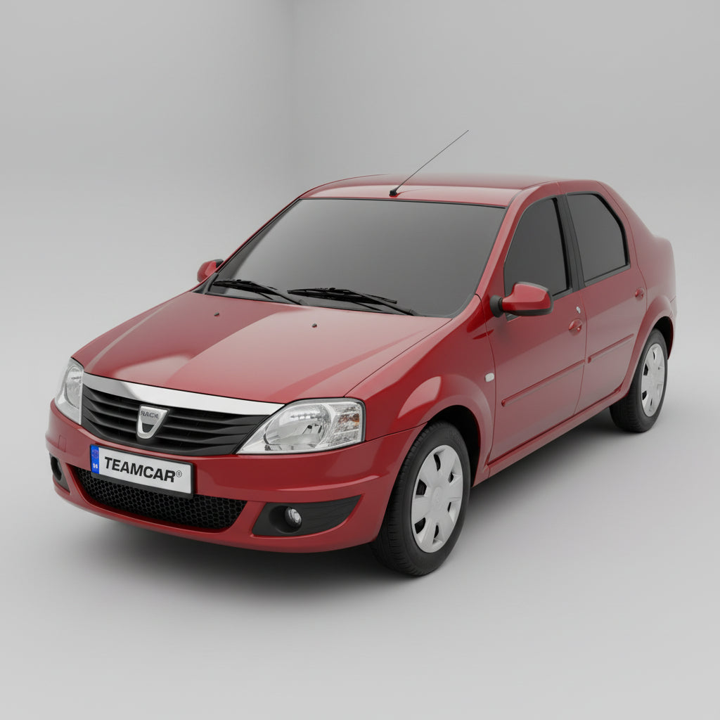 dacia logan roțu pe fundal gri