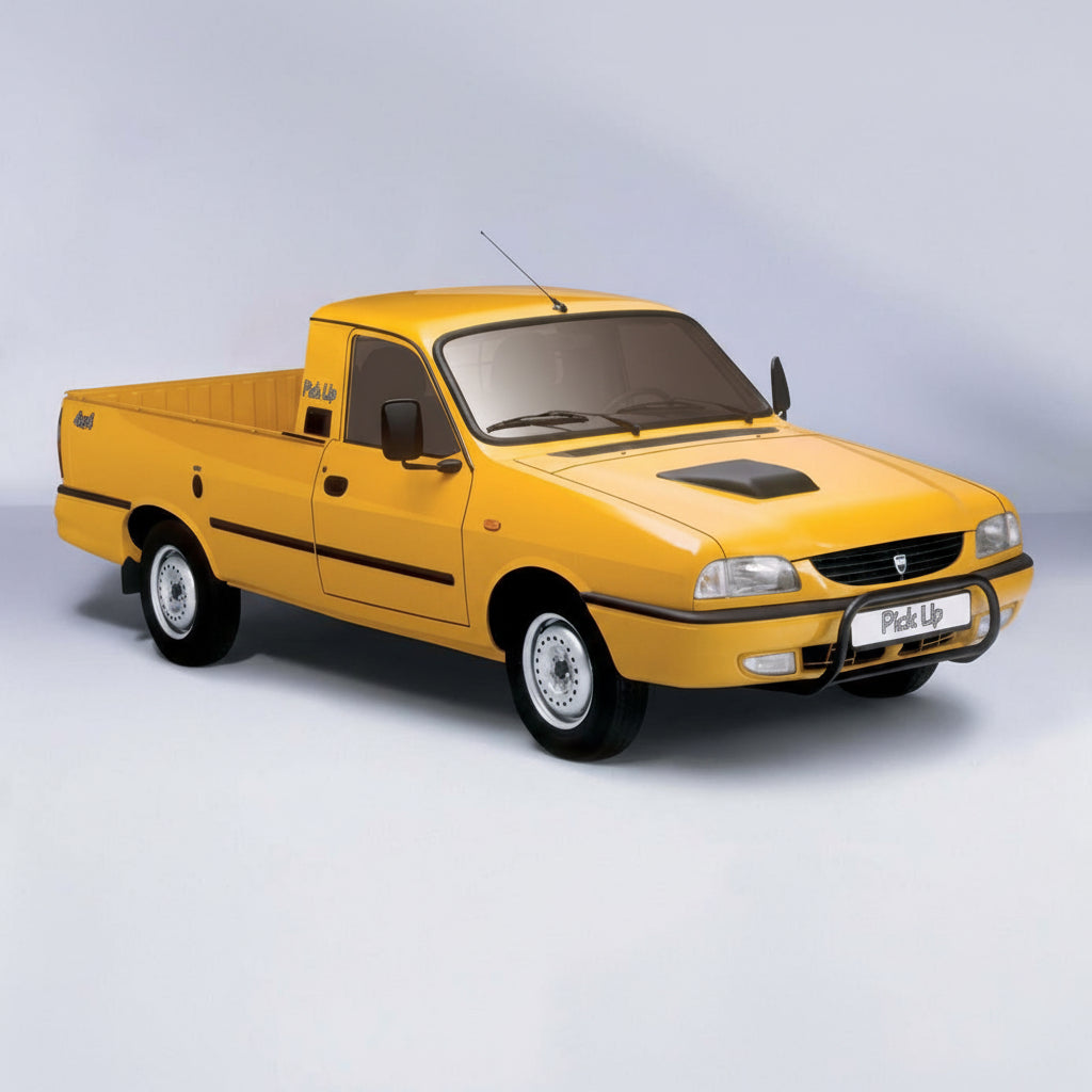 Tray Type Mats Compatible with Dacia 1304 Pick-up, Black