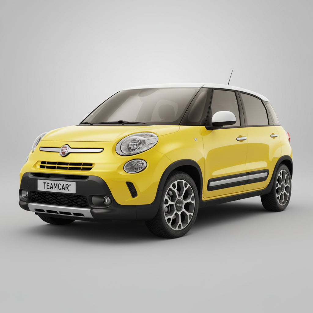 Fiat 500L Trekking galben.