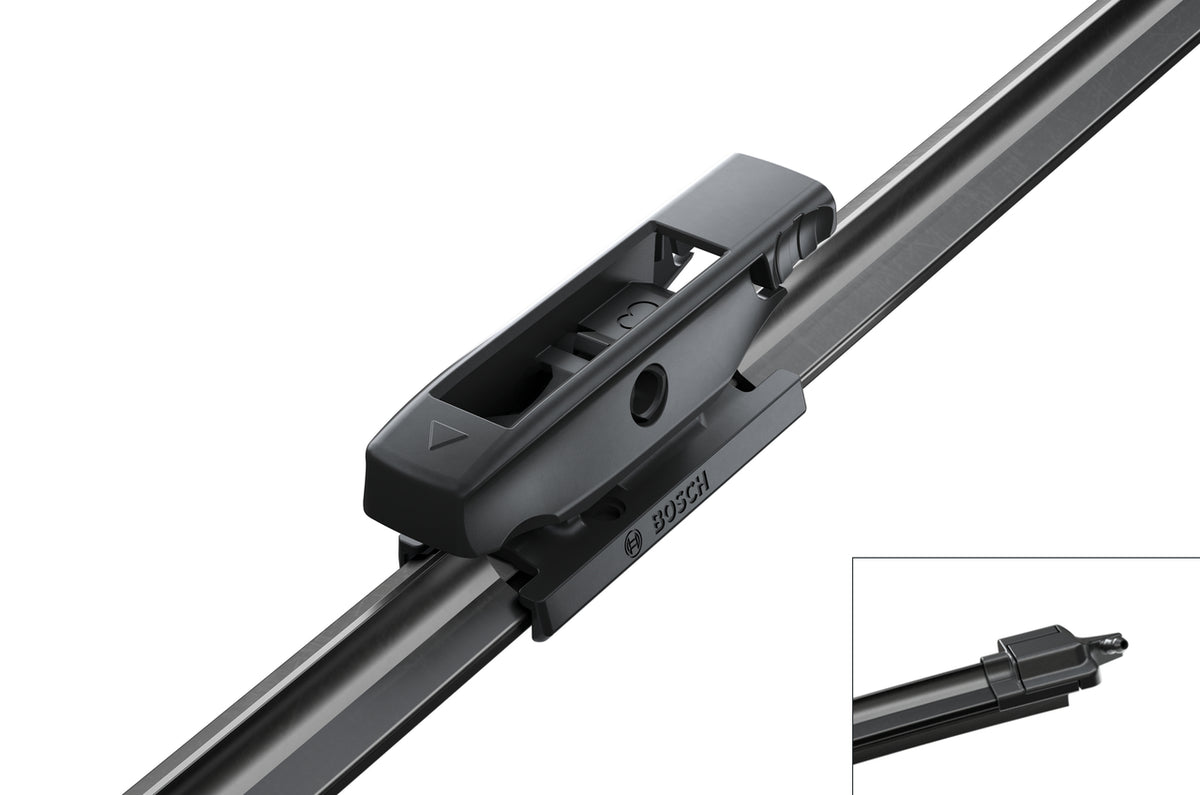 Detaliu adaptor Bosch A199S si insert cu extremitatea lamelei