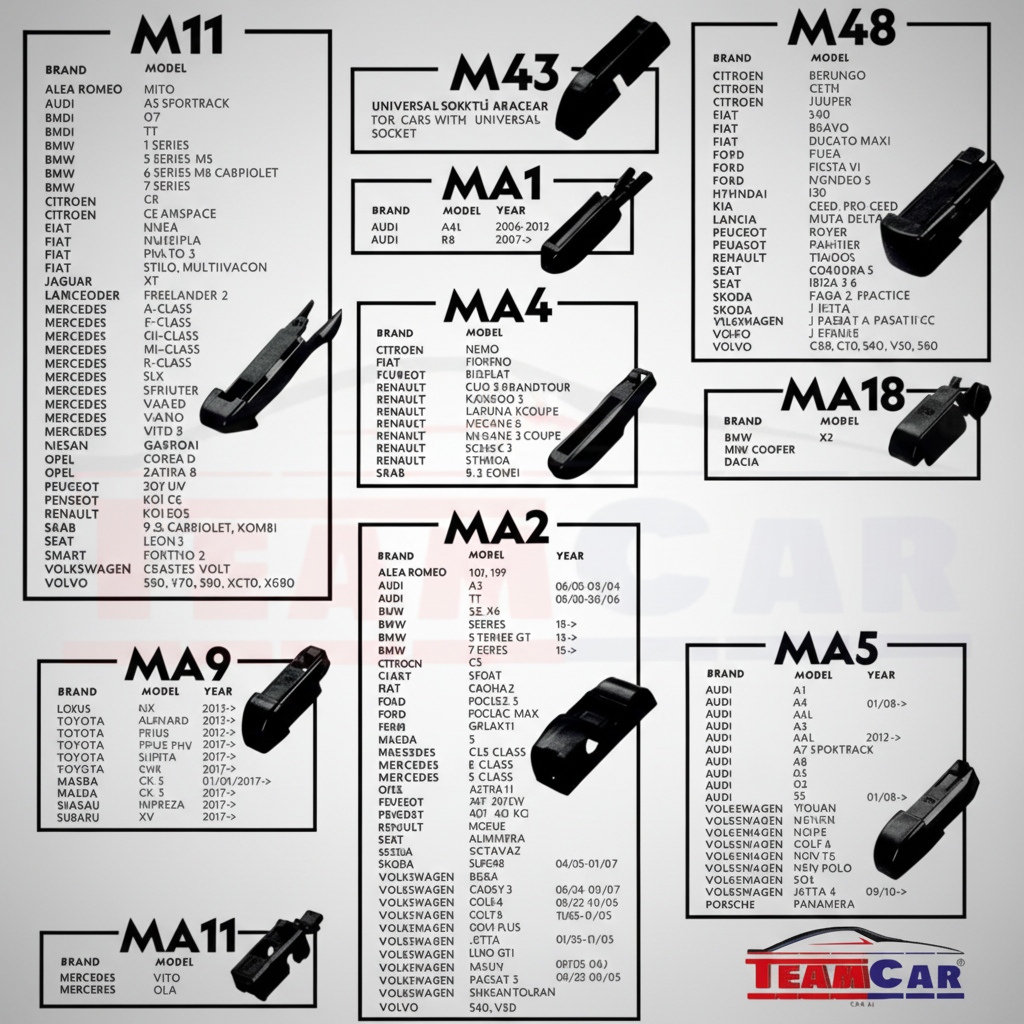 ghid de adaptoare teamcar, 10 piese