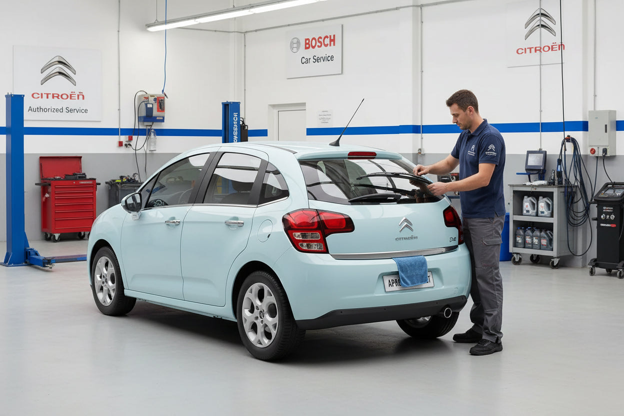 Schimbare Ștergător Lunetă Bosch Twin Rear H301 – 300 mm la Citroën C3 II [A51]