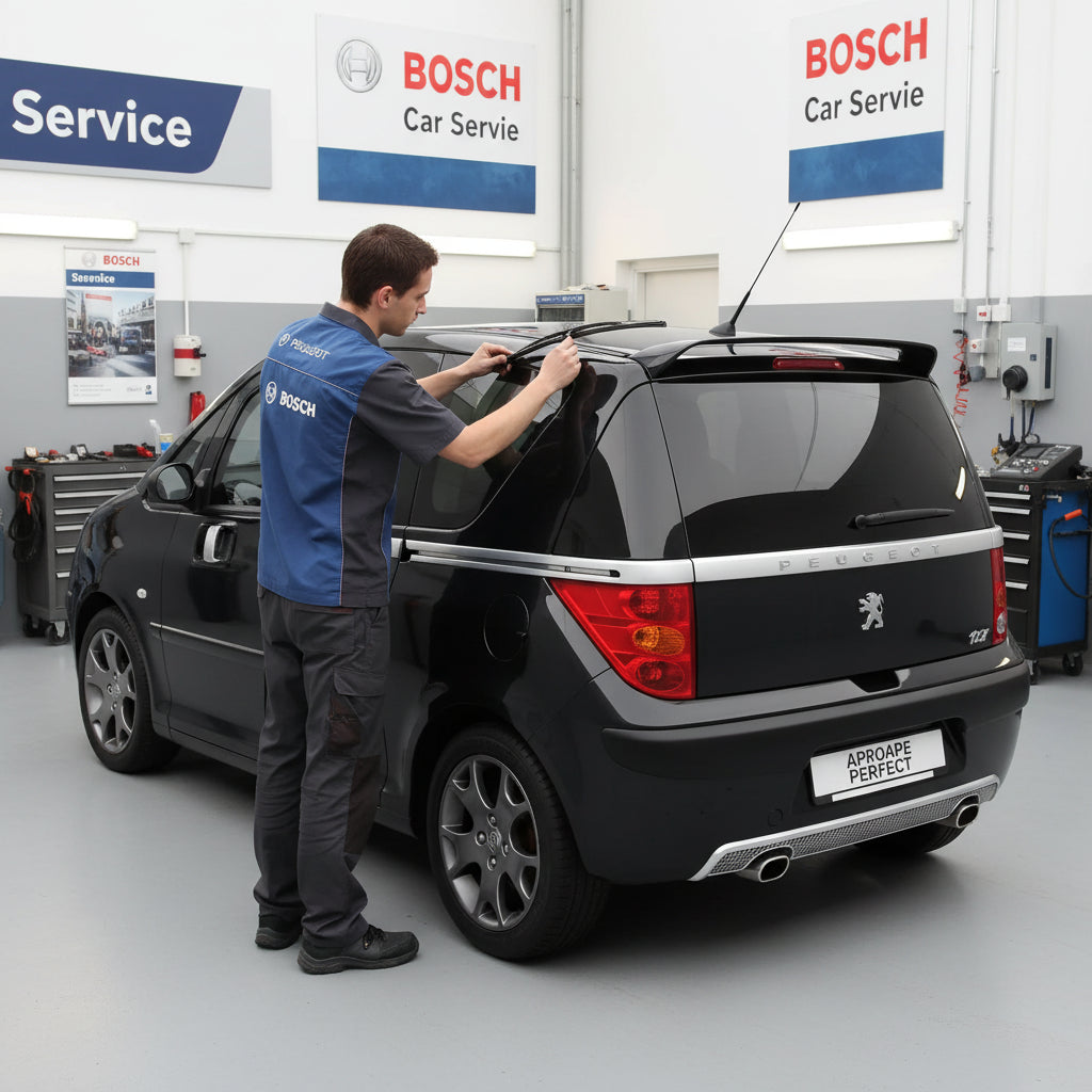 Schimbare Ștergător Lunetă Bosch Rear H301 la Peugeot 1007 [A08]