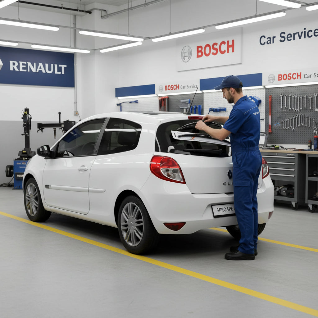 Schimbare Ștergător Lunetă Bosch Rear H301 la Renault Clio III [BR/CR]