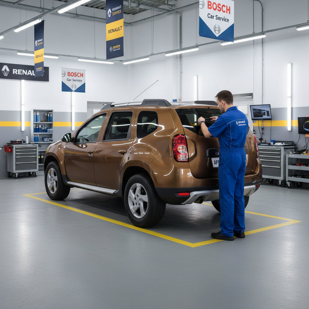 Schimbare Ștergător Lunetă Bosch Rear H301 la Renault Duster [HS]