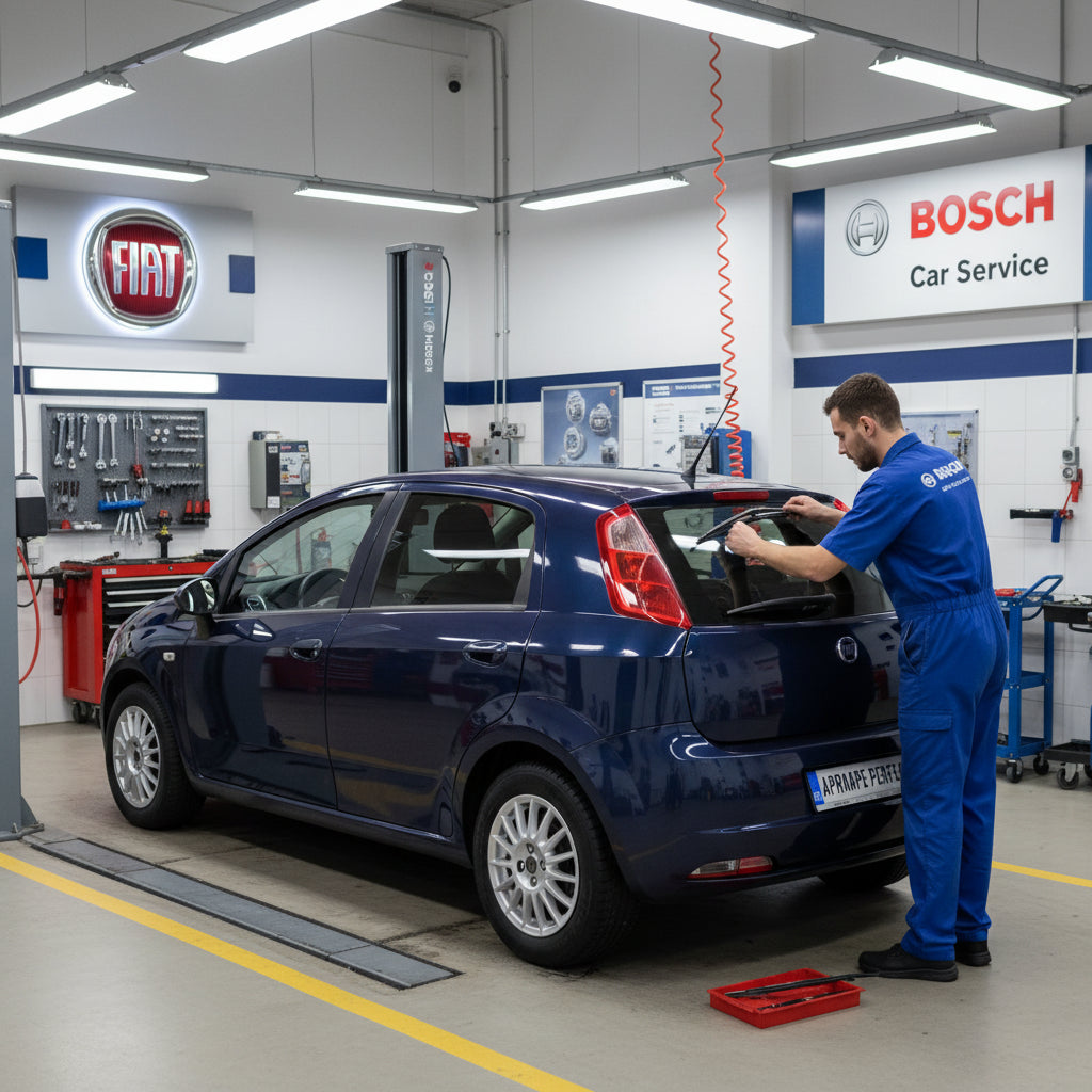 Schimbare Ștergător Lunetă Bosch Twin Rear H301 – 300 mm la Fiat Punto [199]