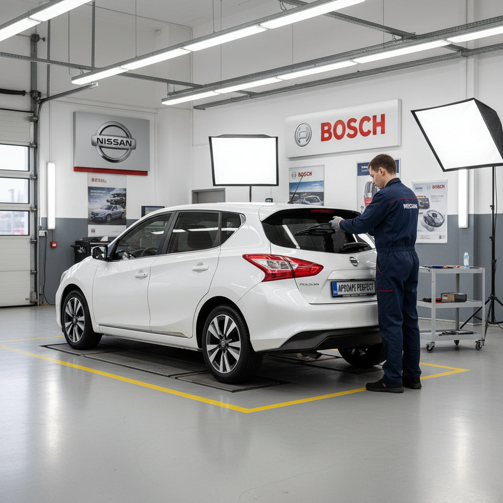 Schimbare Ștergător Lunetă Bosch Rear H301 la Nissan Tiida [C13R]