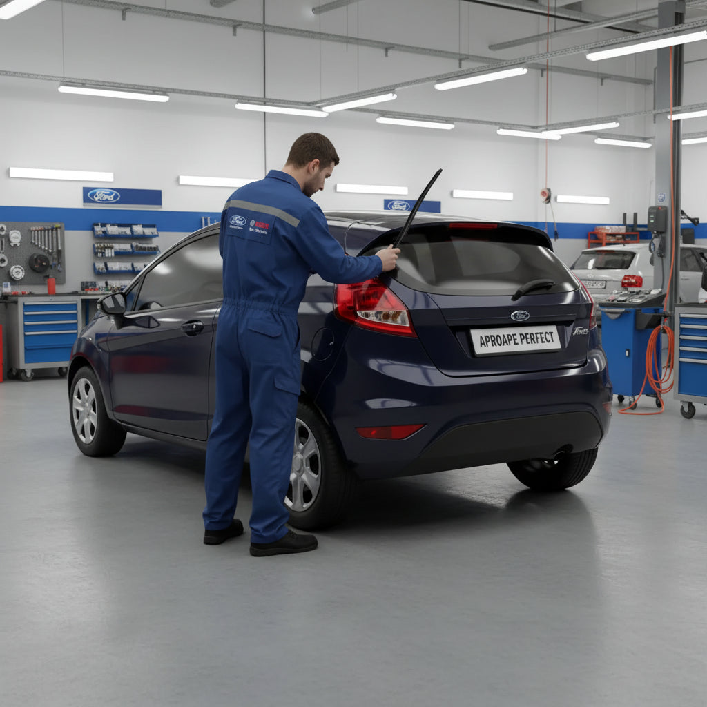 Schimbare Ștergător Lunetă Bosch Rear H306 (Twin) la Ford Fiesta Mk7 Hatchback