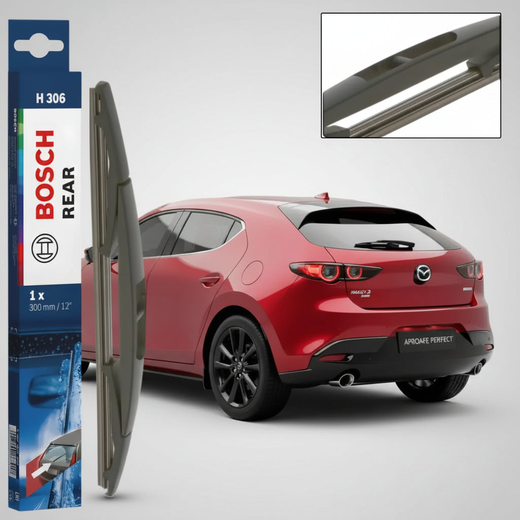 Ștergător Lunetă Bosch Rear H306 (Twin) pentru Mazda 3 Hatchback Van [BM]