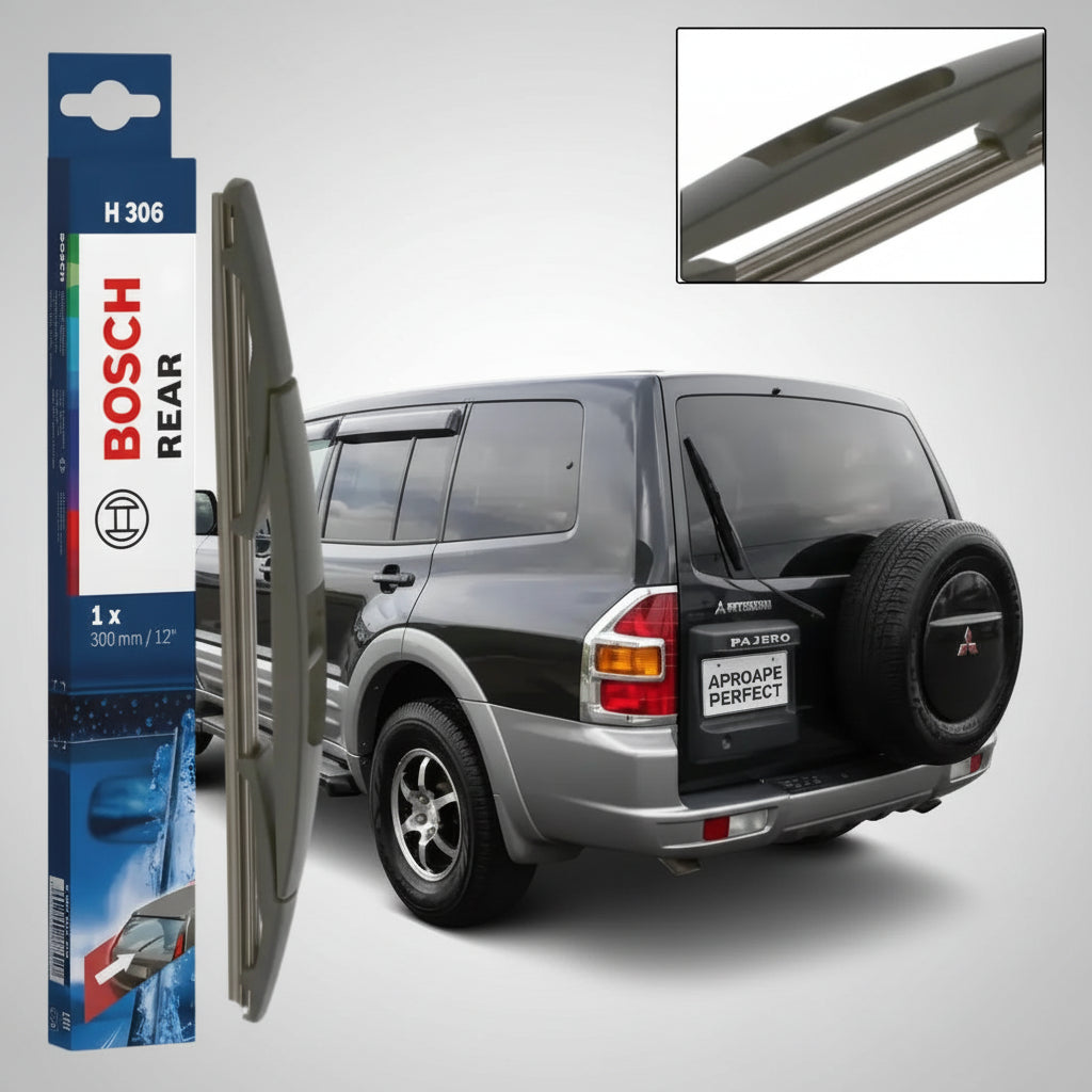 Ștergător Lunetă Bosch Rear H306 (Twin) pentru Mitsubishi Pajero Classic [V2_W / V6_W / V7_W]