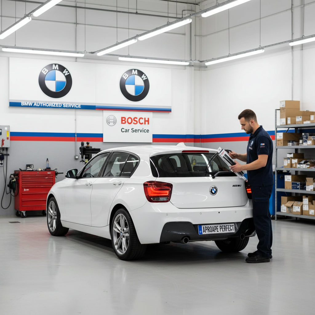 Schimbare Ștergător Lunetă Bosch Rear H306 (Twin) la BMW Seria 1 [F20 / F21]